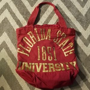 Florida State Pink Canvas Bag